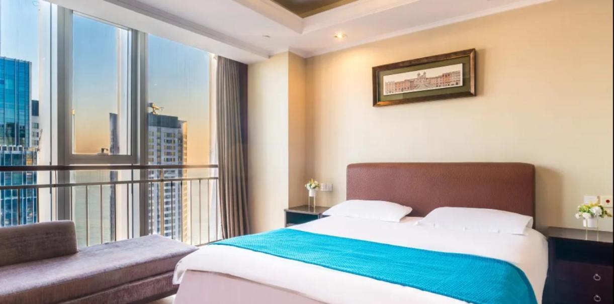 Qingdao Jinshan We+ Holiday Apartment Dış mekan fotoğraf